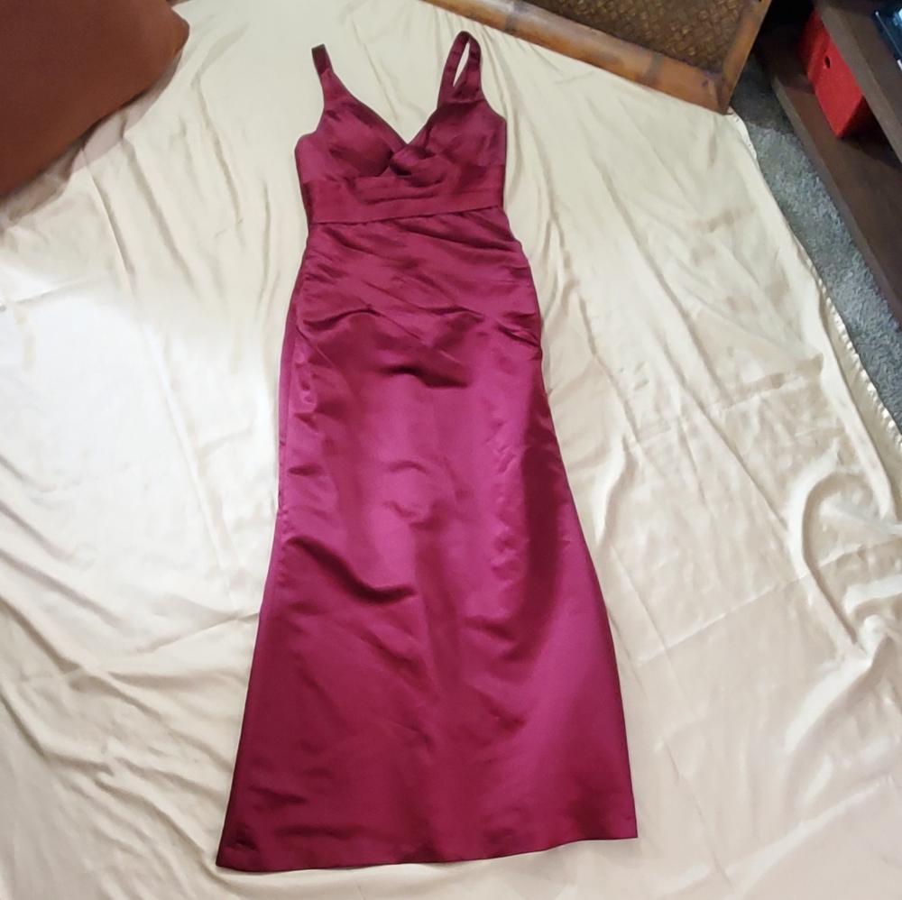 💜Bill Levkoff 8 Long Bridesmaid Dress